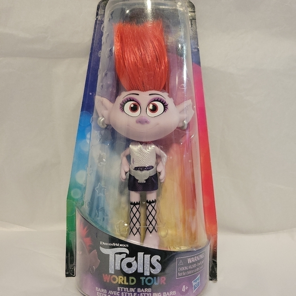NEW - Trolls DreamWorks  Fashion Doll Trolls World Tour Stylin' Barb